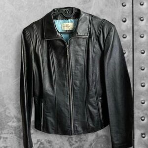 Wilsons Leather Classic Black Jacket